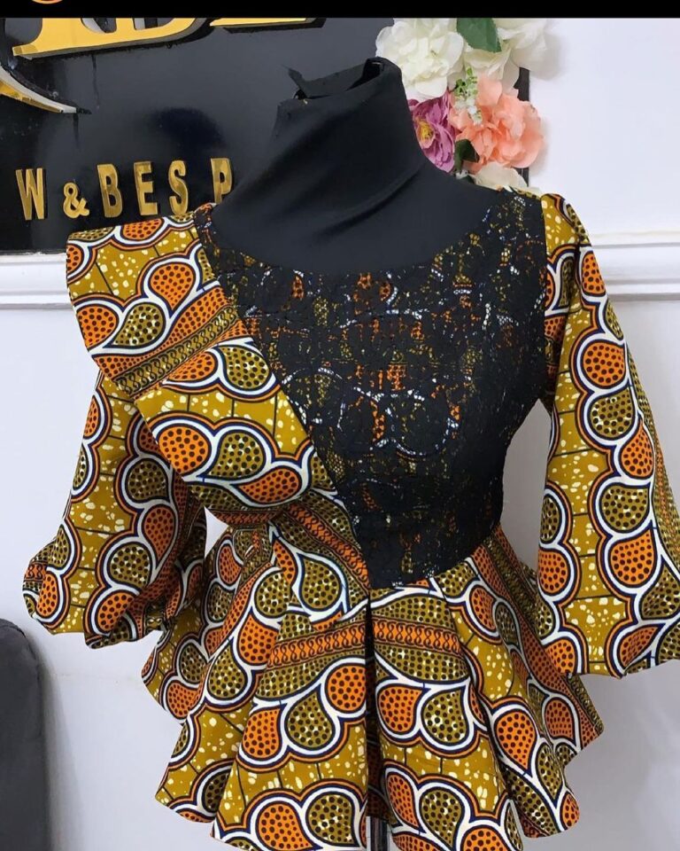 Latest, Stylish, And Classy Ankara Top Style 2021 - Ladeey