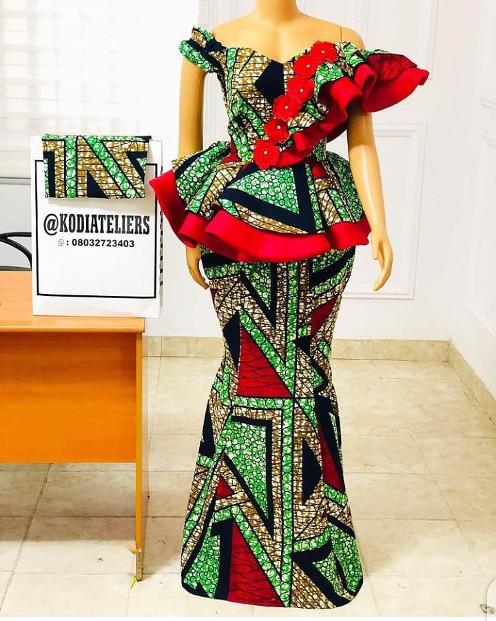 Latest Ankara Skirt and Blouse 2021 - Ladeey