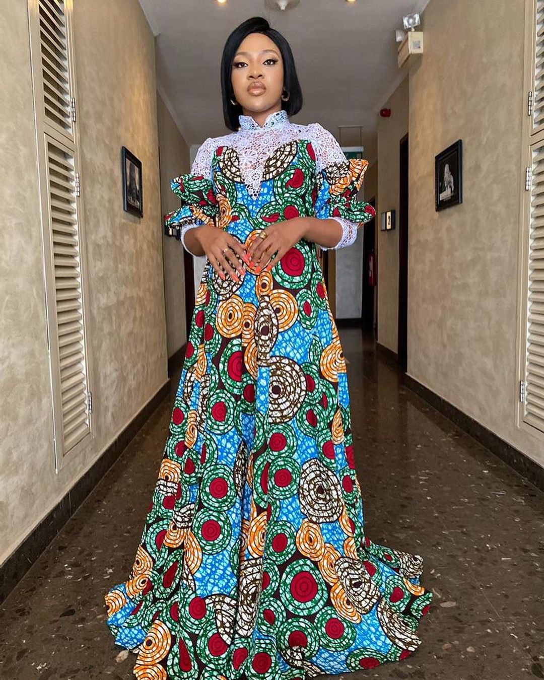 Latest Ankara Styles Beautiful Long Gown Styles Ladeey