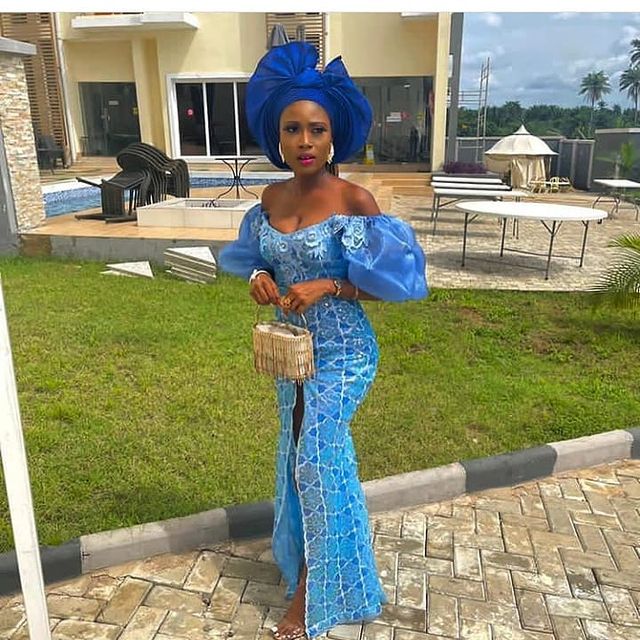 Latest Aso Ebi Lace Style 2021 for Ladies - Ladeey