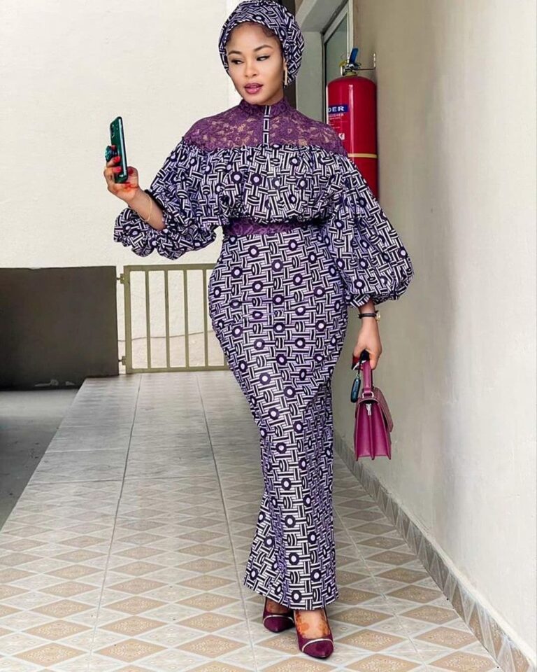 Latest and Adorable Ankara Long Gown Styles 2021. - Ladeey