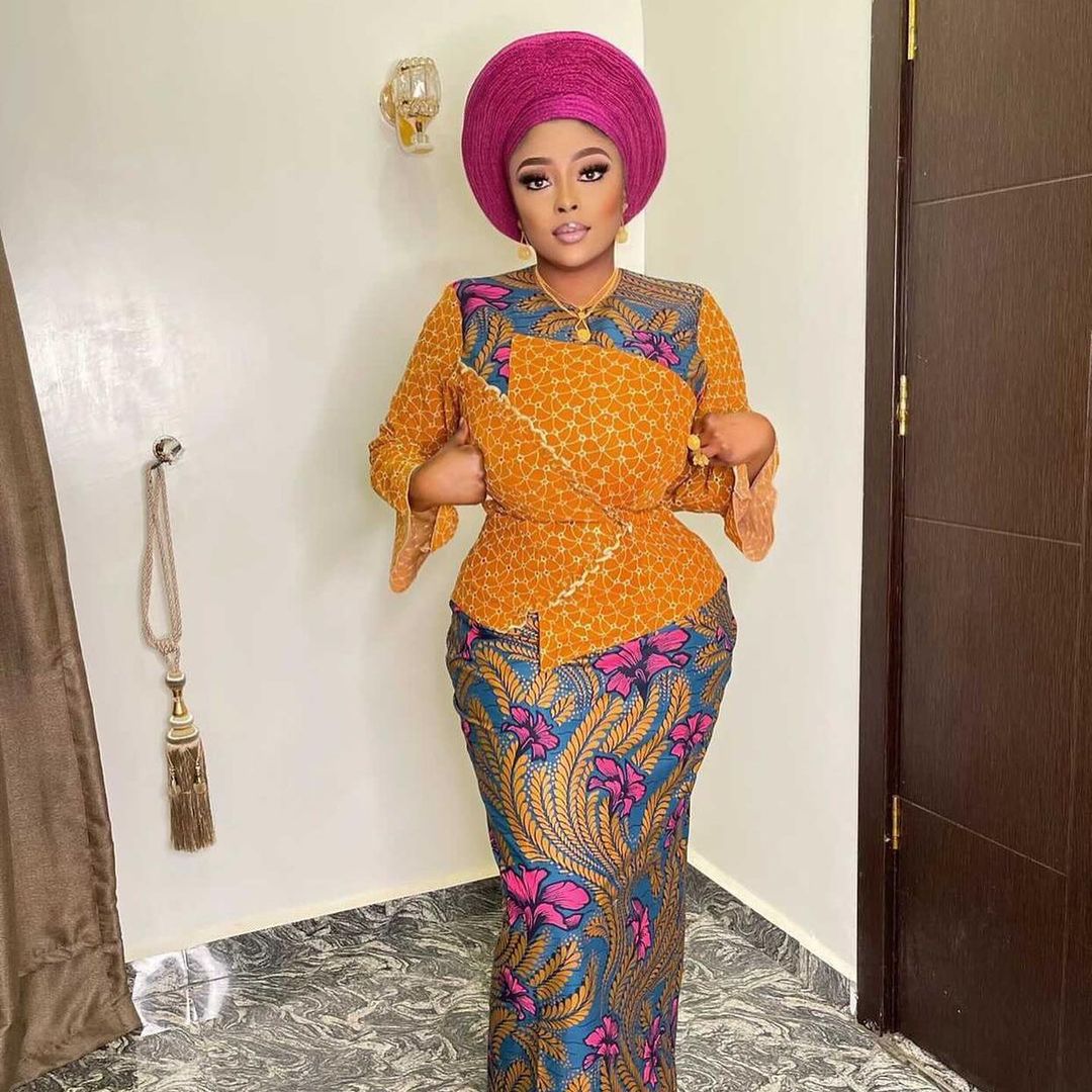 Latest and Adorable Ankara Long Gown Styles 2021. - Ladeey