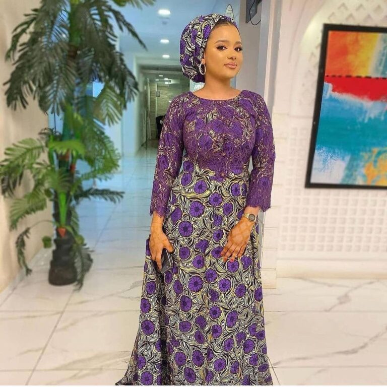 Latest Ankara Style 2021: Simple Gown Styles. - Ladeey