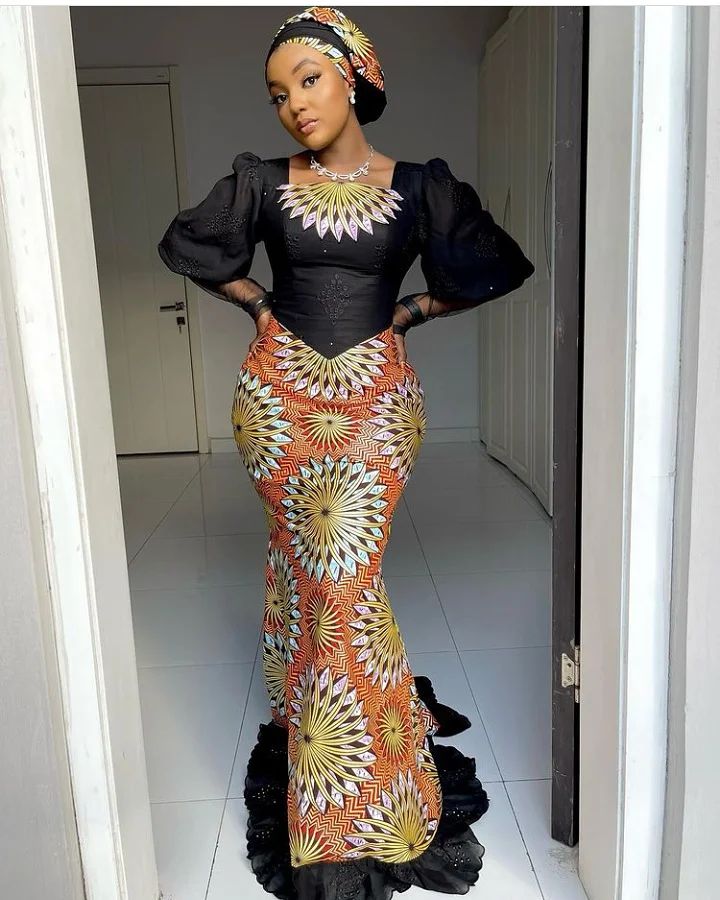 Latest and Simple Ankara Gown Styles 2021. - Ladeey