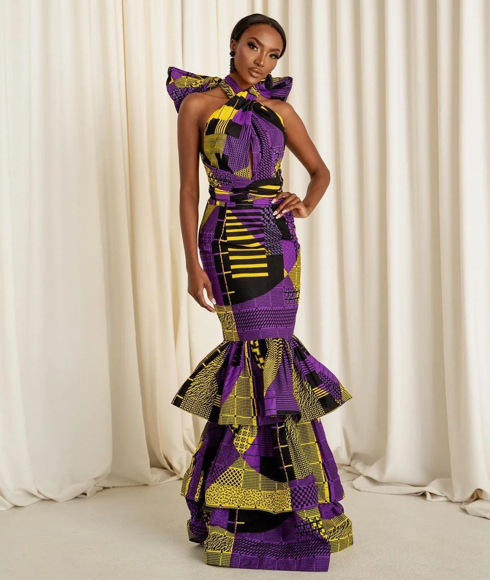 2022 Latest and Unique Ankara Gown Styles. - Ladeey