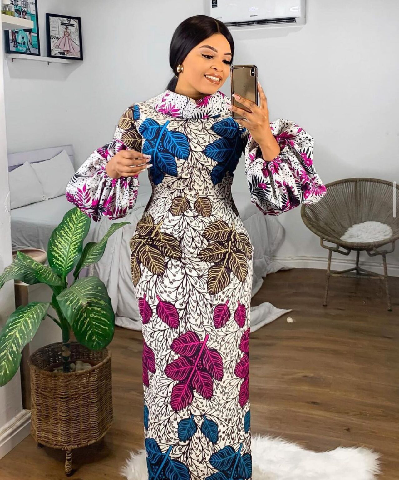 2022 Latest and Unique Ankara Gown Styles. - Ladeey