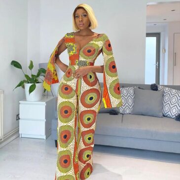 Exclusive Ankara Trouser and Jumpsuit Styles 2022 for Ladies. - Ladeey