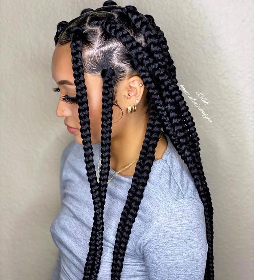2022 Latest and Beautiful Patterns for Hair Braid Styles. - Ladeey
