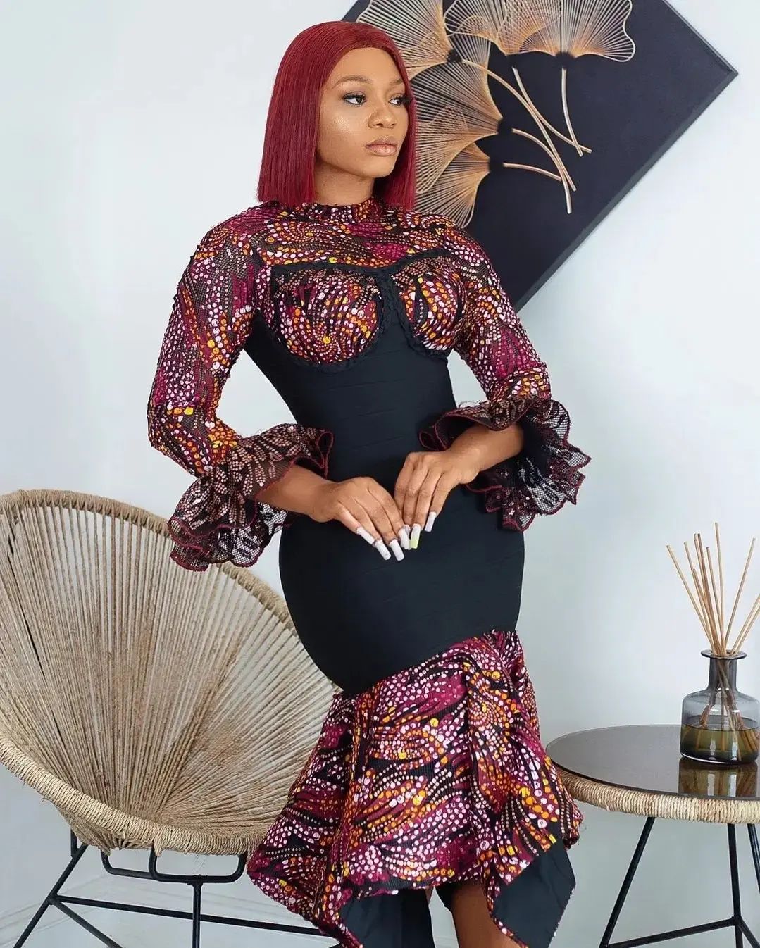 2022 Latest Styles: Simple Ankara Short Dresses. - Ladeey