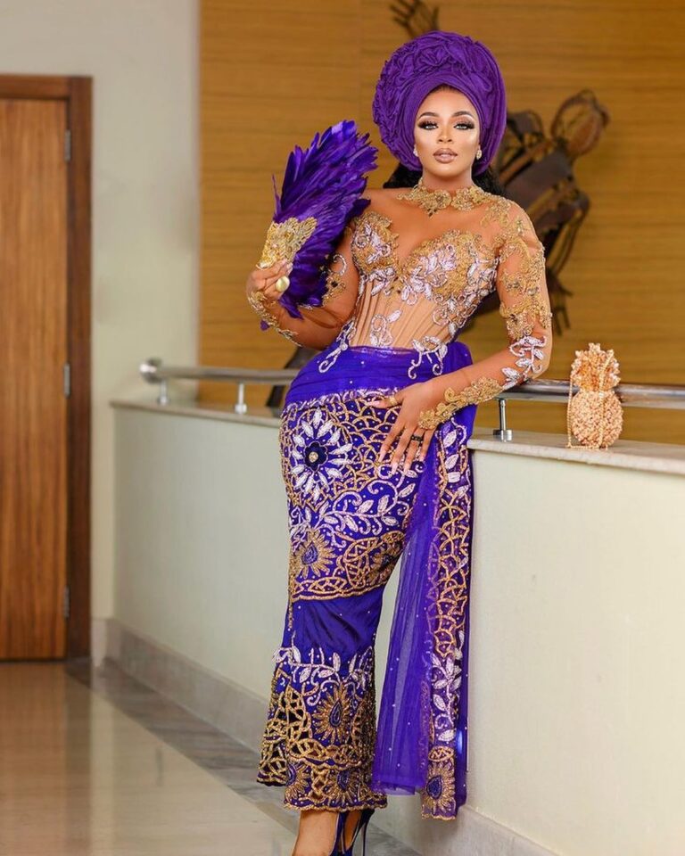 2022 Latest and Beautiful Asoebi Brides Styles. - Ladeey