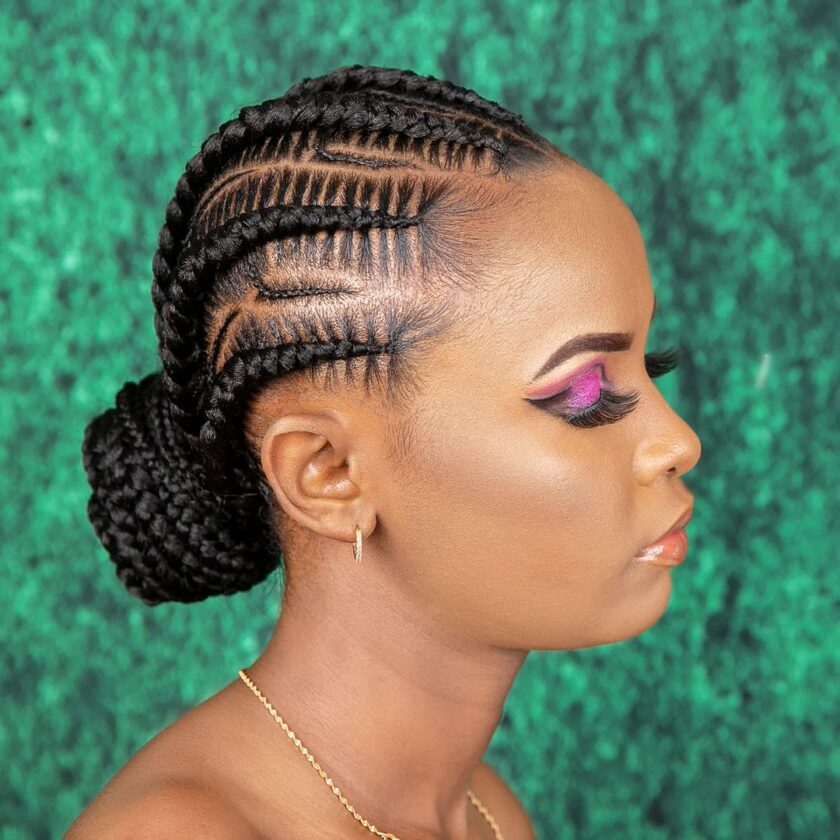 Ghana-weaving Hairstyle