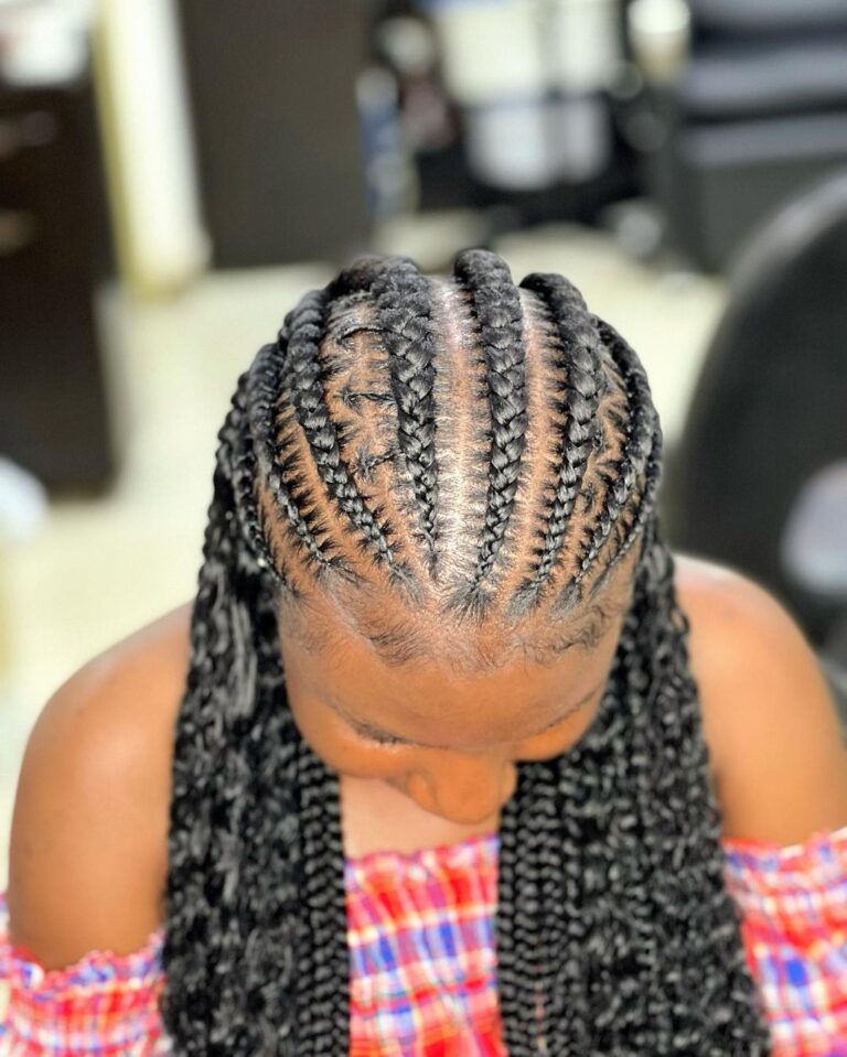 2022 Latest And Classy Cornrow Styles For Ladies Ladeey 8083