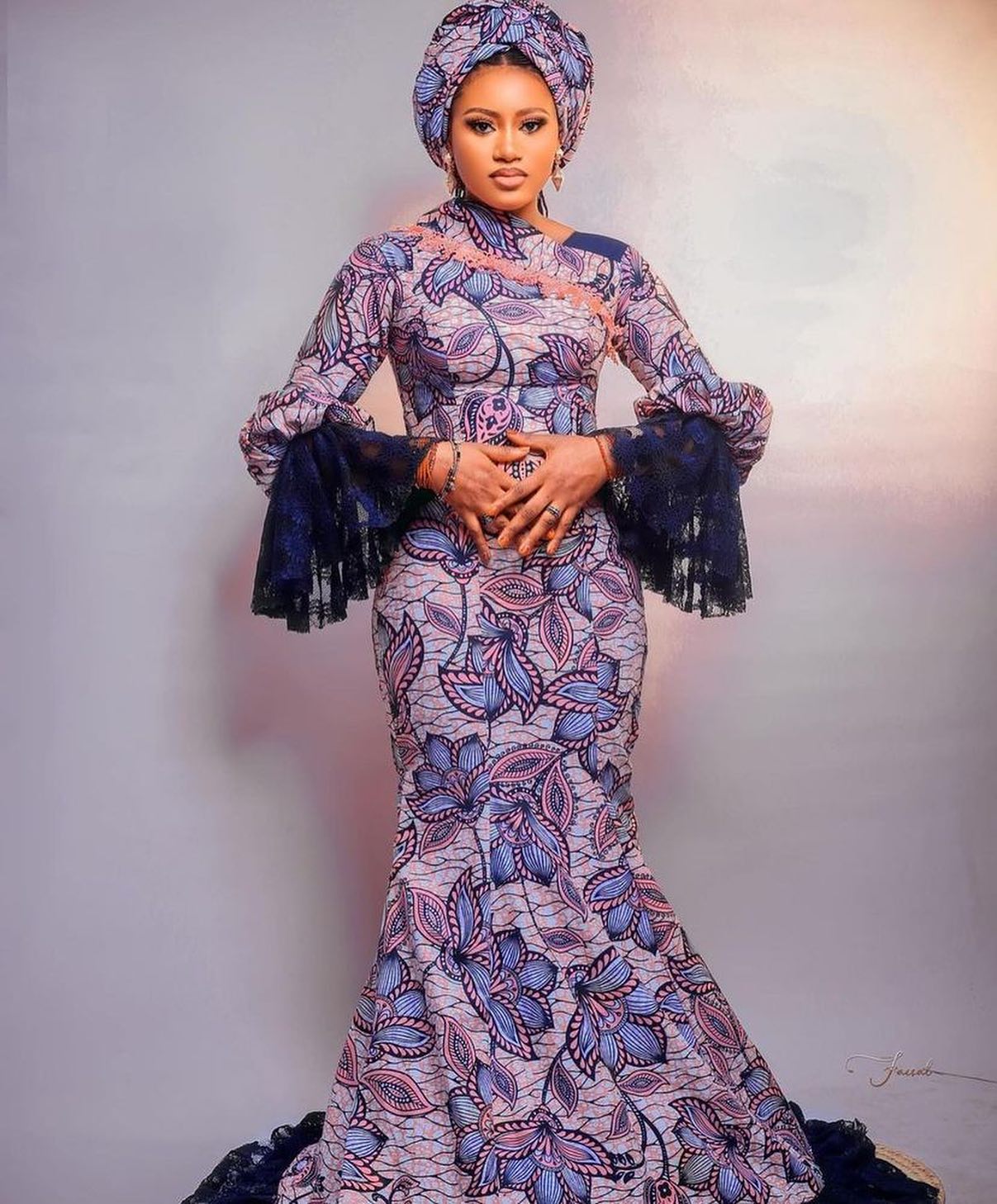 2022 Latest and Simple Long Gown Styles for Ankara. - Ladeey