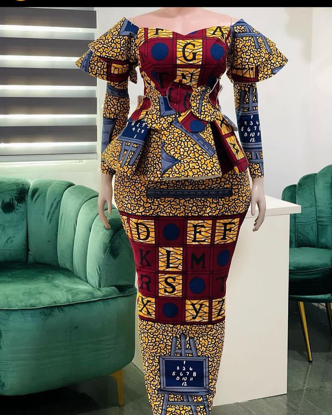 Latest and Decent Ankara Skirt and Blouse Styles 2022. - Ladeey