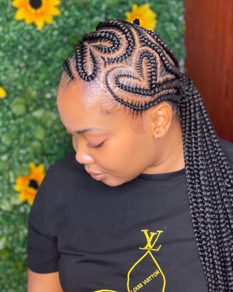 Beautiful Cornrow Hairstyles for Ladies 2022. - Ladeey