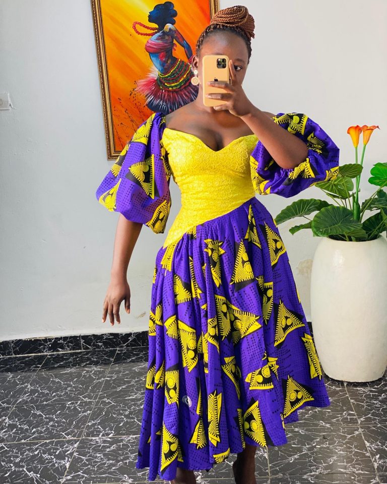 2022 Latest Ankara Short Gown Styles For Ladies Ladeey