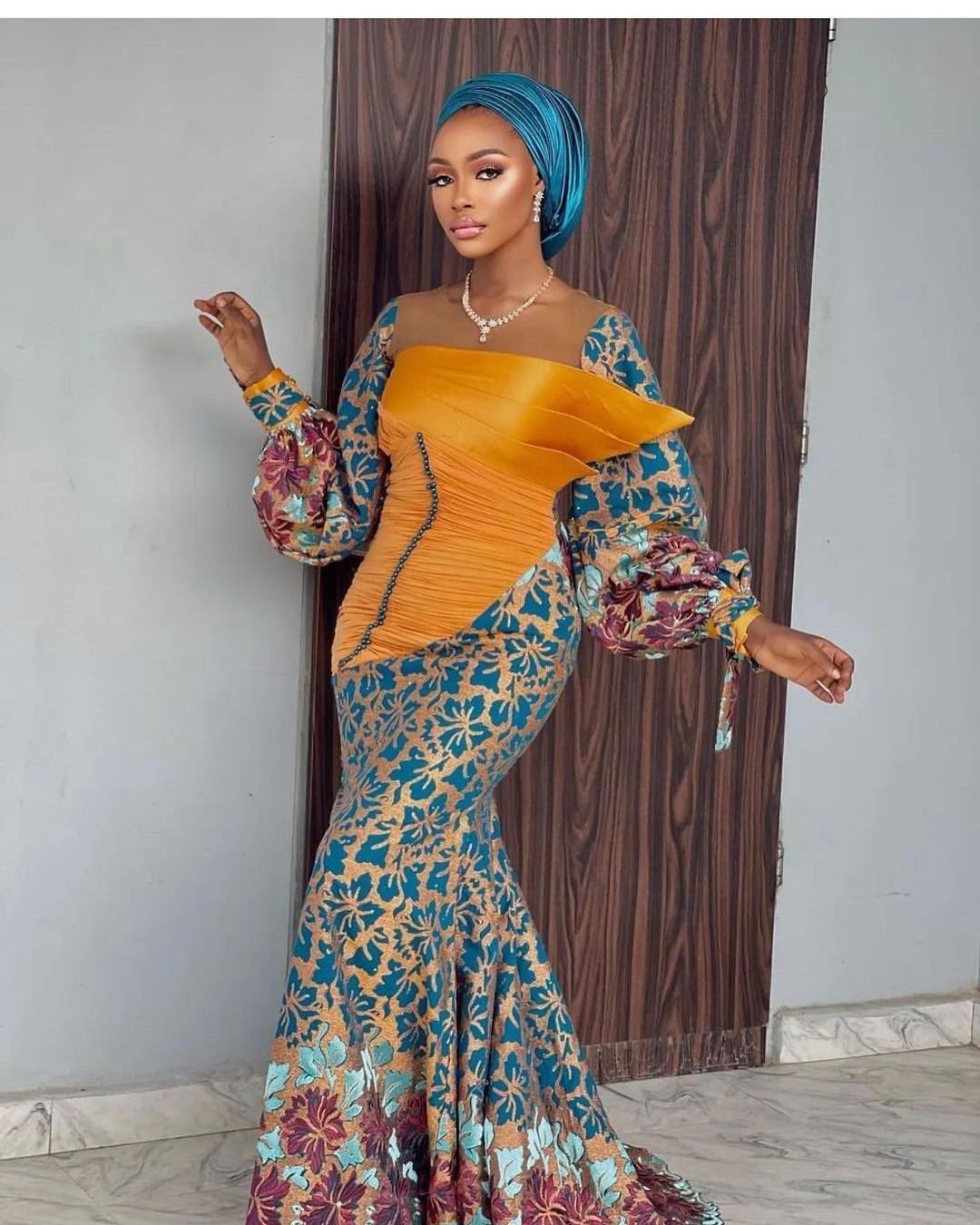 2022 Latest Ankara Long Gown Styles for Women. - Ladeey