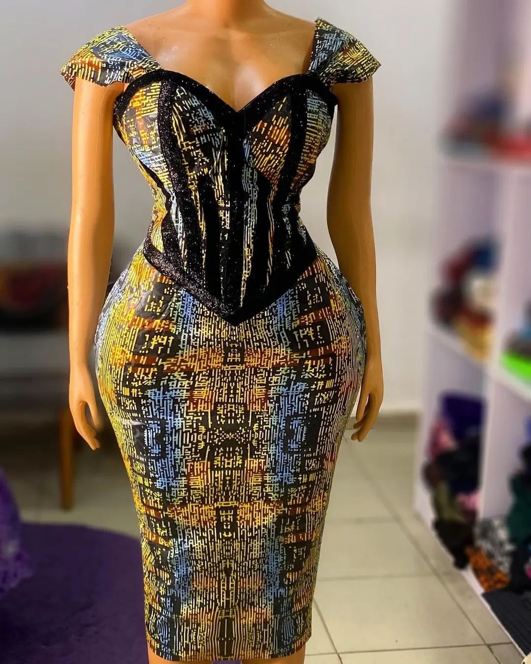 2022 Latest Ankara Short Gown Styles for Ladies. - Ladeey