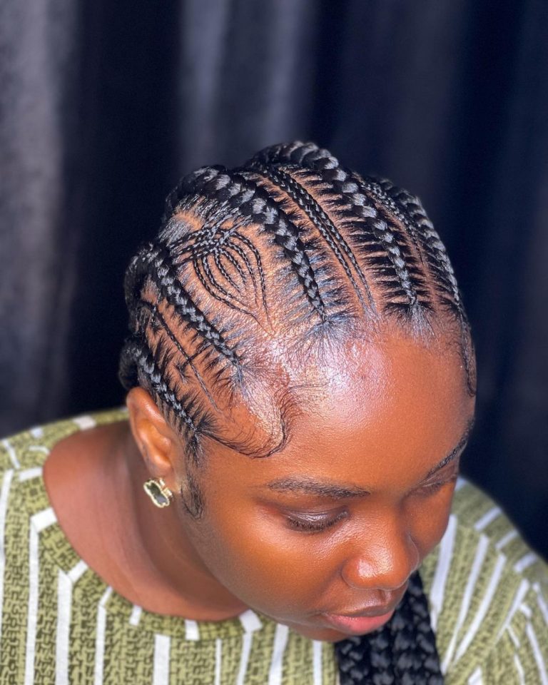 Beautiful Cornrow Hairstyles for Ladies 2022. - Ladeey