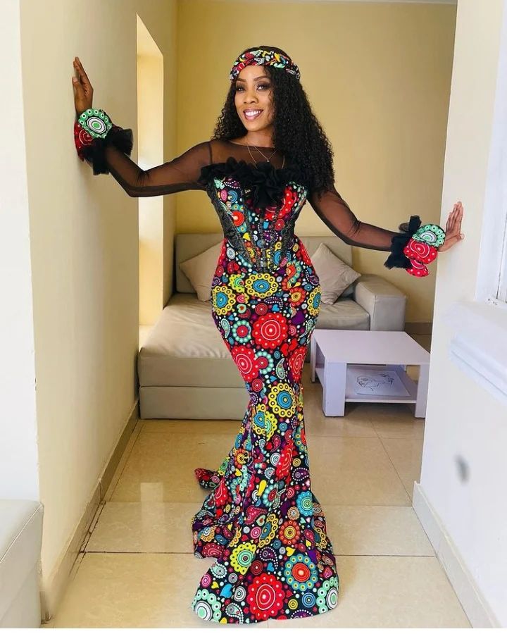 2022 Latest and Smart Ankara Gown Styles for Ladies. - Ladeey