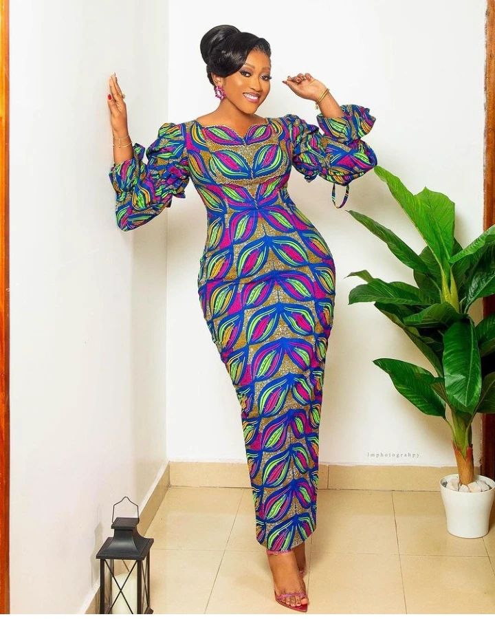 2022 Ankara Styles: Latest and Simple Gown Styles. - Ladeey