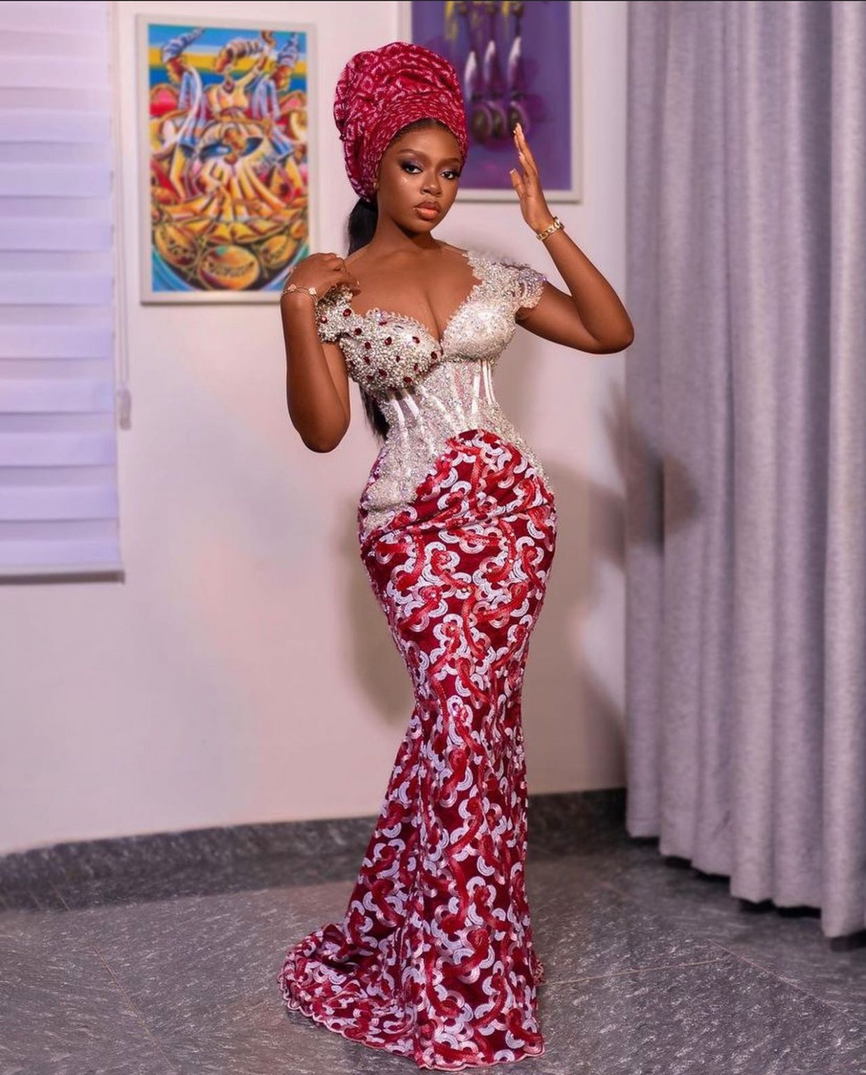 2022 Latest and Best Asoebi Styles to Rock for Ladies. - Ladeey