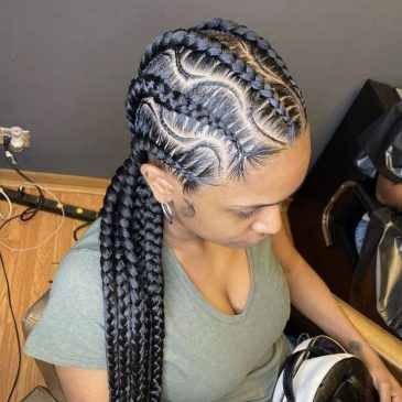 Latest and Beautiful Cornrow Styles for Ladies 2023. - Ladeey