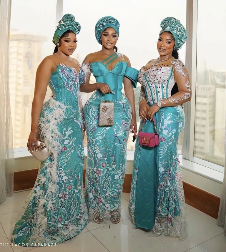 Trendy and Best Aso Ebi Styles for Wedding Guests 2023. - Ladeey
