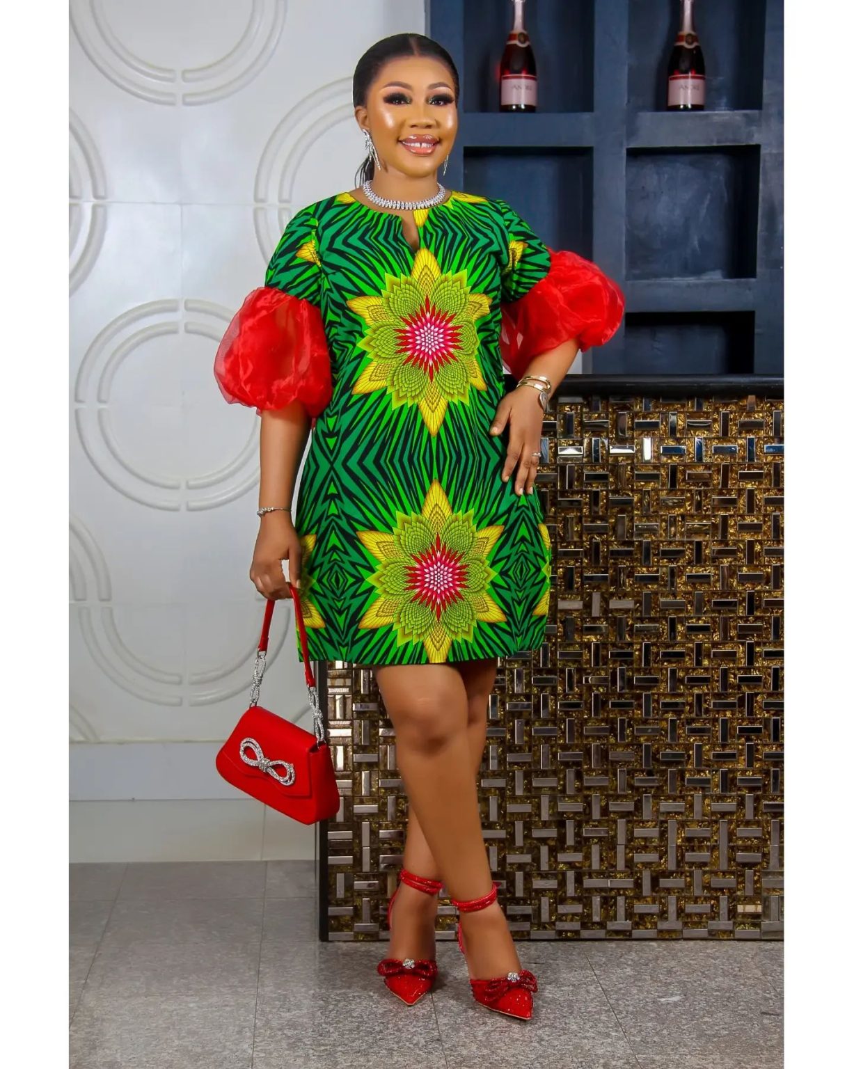 Latest and Simple Ankara Short Dresses in 2023. - Ladeey