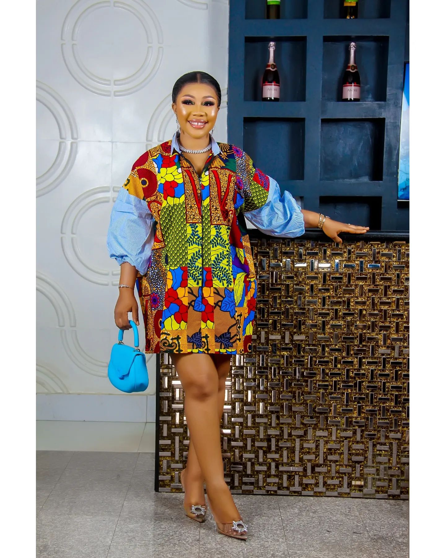 Latest and Simple Ankara Short Dresses in 2023. - Ladeey