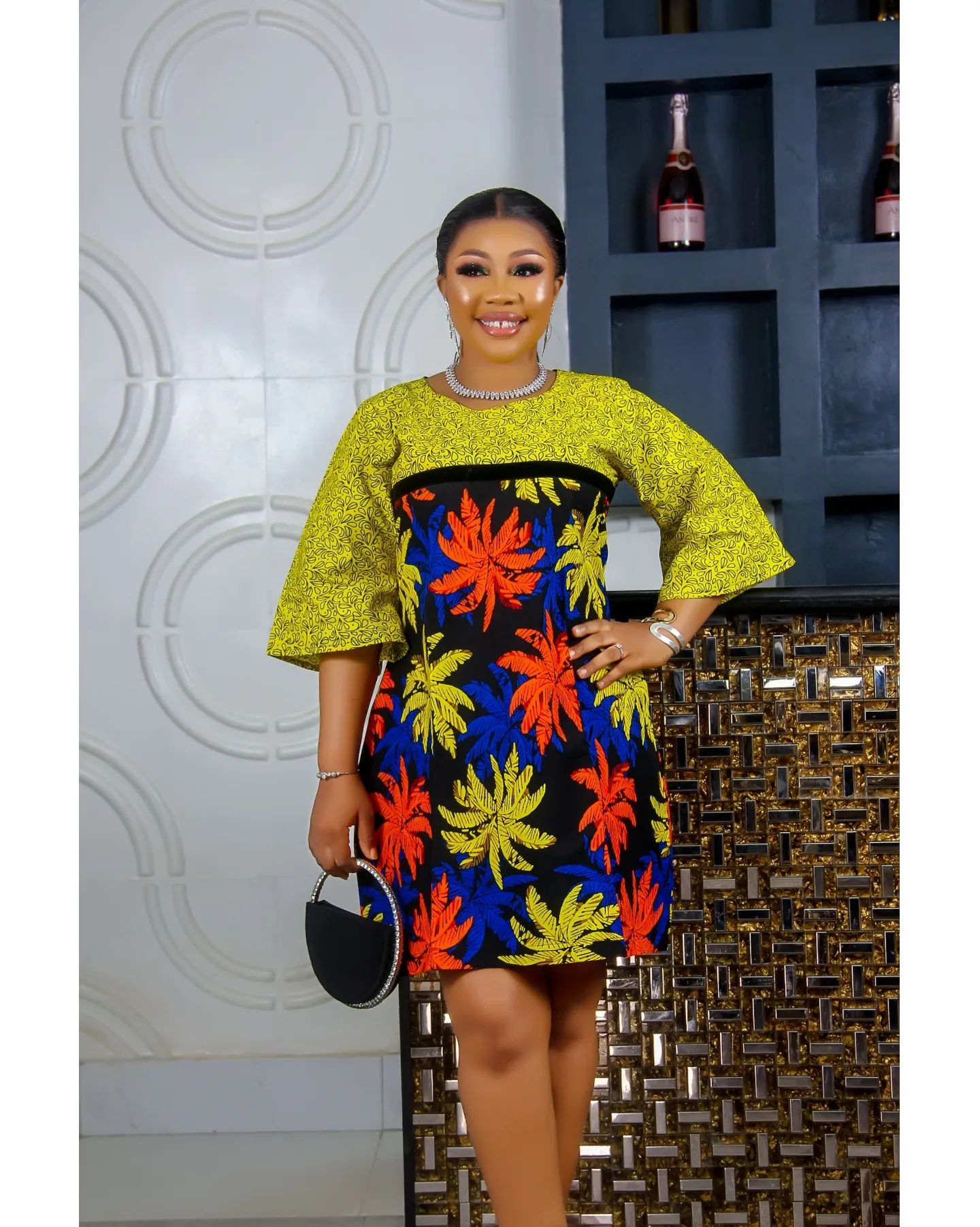 Latest and Simple Ankara Short Dresses in 2023. - Ladeey