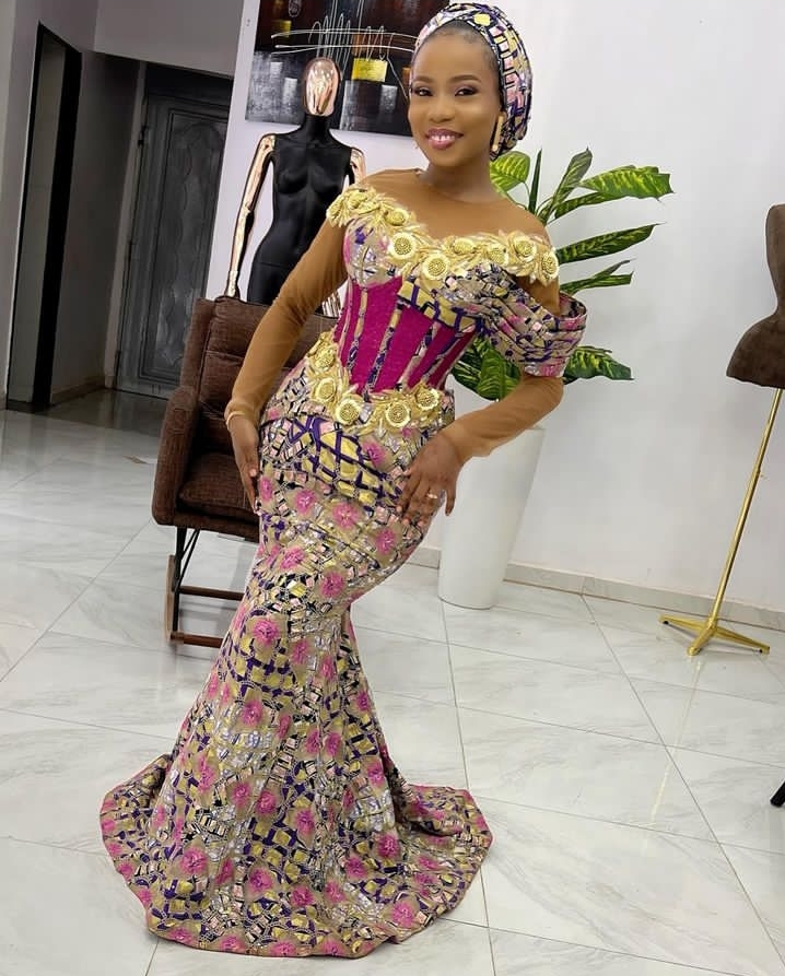 Latest, Simple and Smart Ankara Gown Styles 2023. - Ladeey