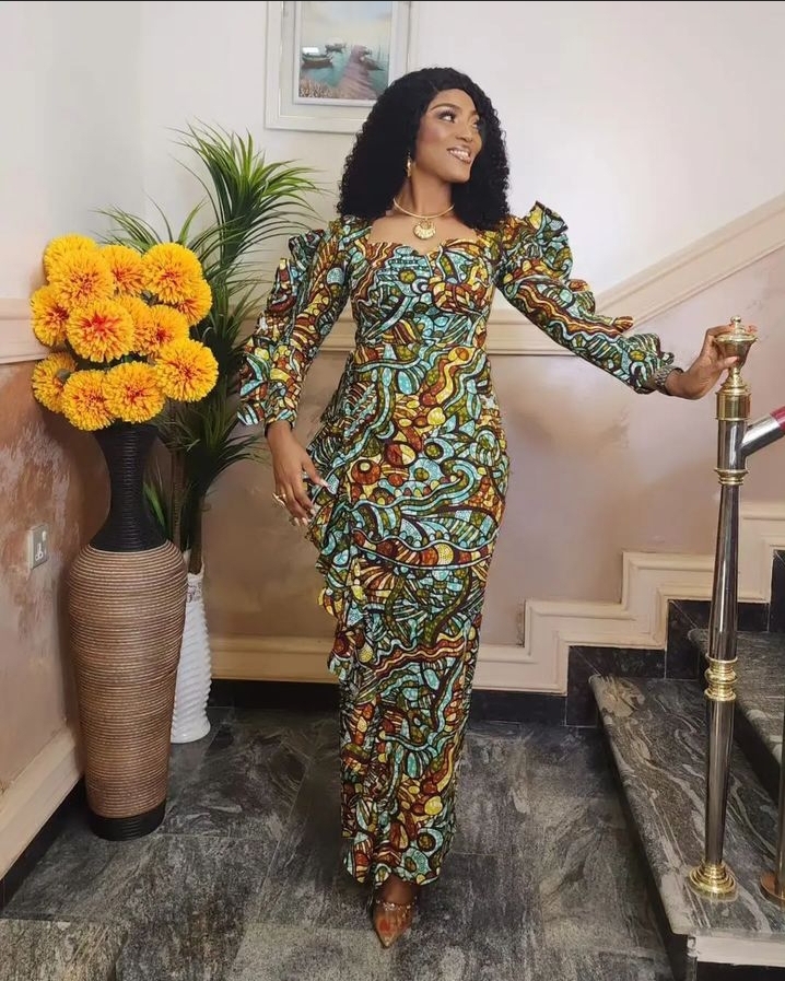 2023 Simple and Stunning Ankara Gown Styles. - Ladeey