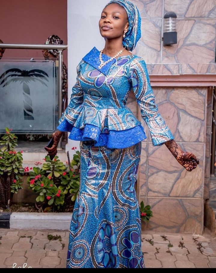 Best and Latest Ankara Skirt and Blouse Styles. - Ladeey