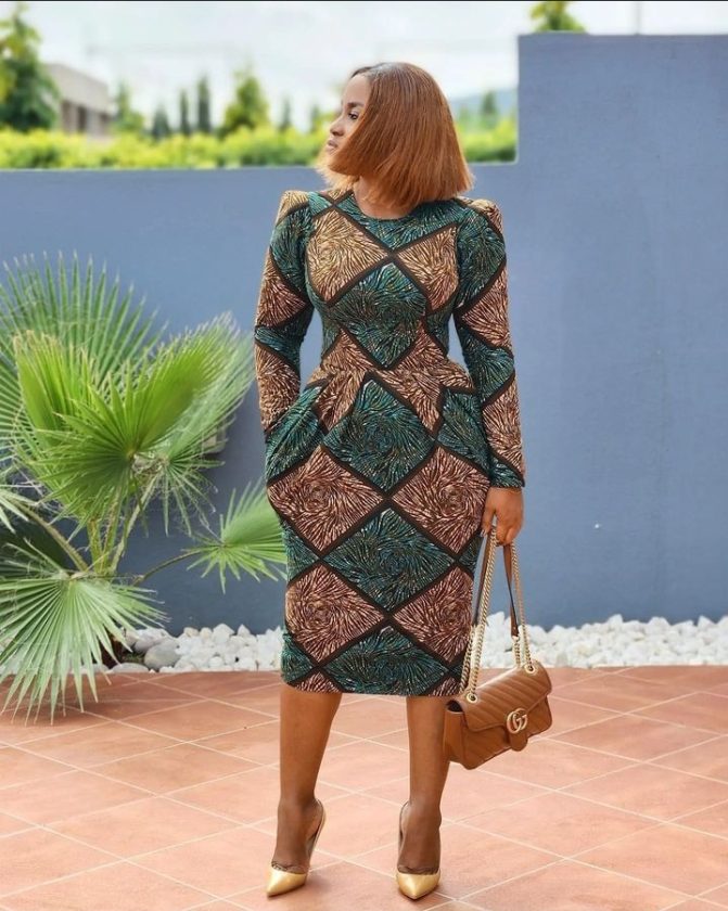 Office Outfits with Ankara Prints.