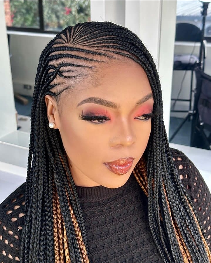 Latest Cornrow Styles To Make You Look Beautiful. - Ladeey