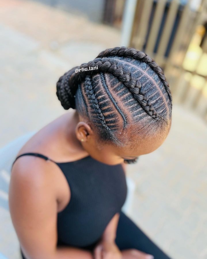 Latest Cornrow Styles To Make You Look Beautiful. - Ladeey