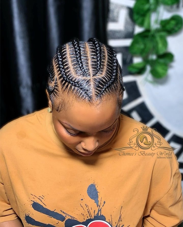 Latest Cornrow Styles To Make You Look Beautiful. - Ladeey