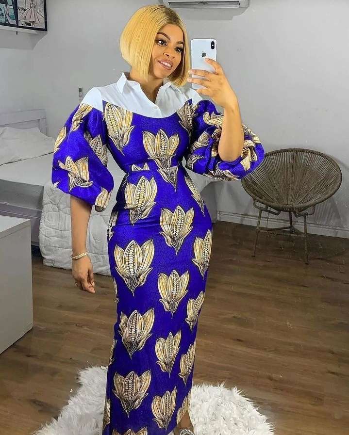 Latest, Best and Simple Ankara Gown Styles For Ladies. - Ladeey