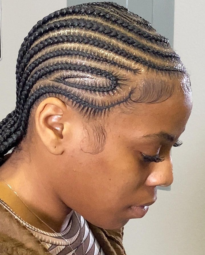 Latest And Beautiful Cornrow Styles For Ladies. - Ladeey