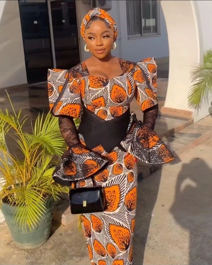 Ankara Gown Styles For Ladies.