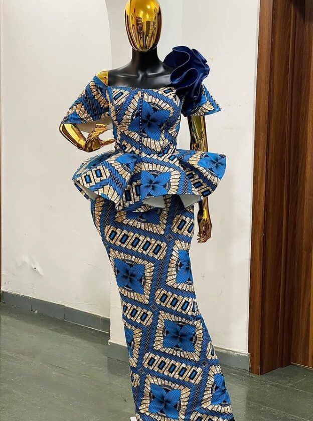 Ankara Skirt and Blouse 