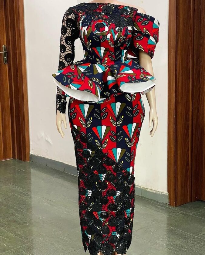 Ankara Skirt and Blouse 