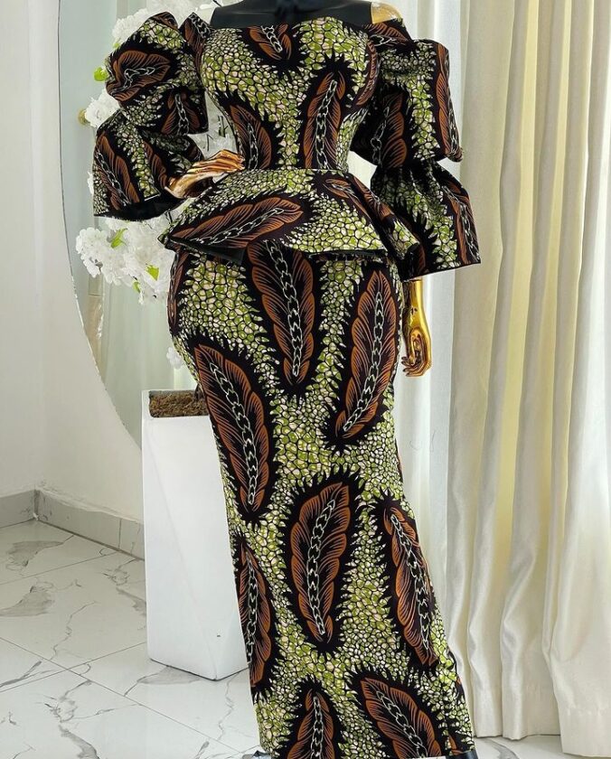 Ankara Skirt and Blouse 