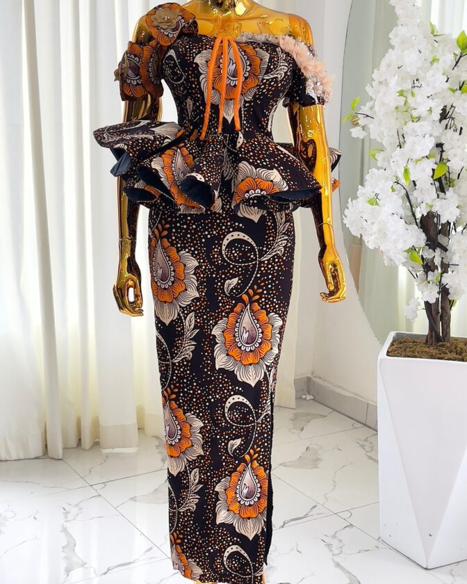 Ankara Skirt and Blouse