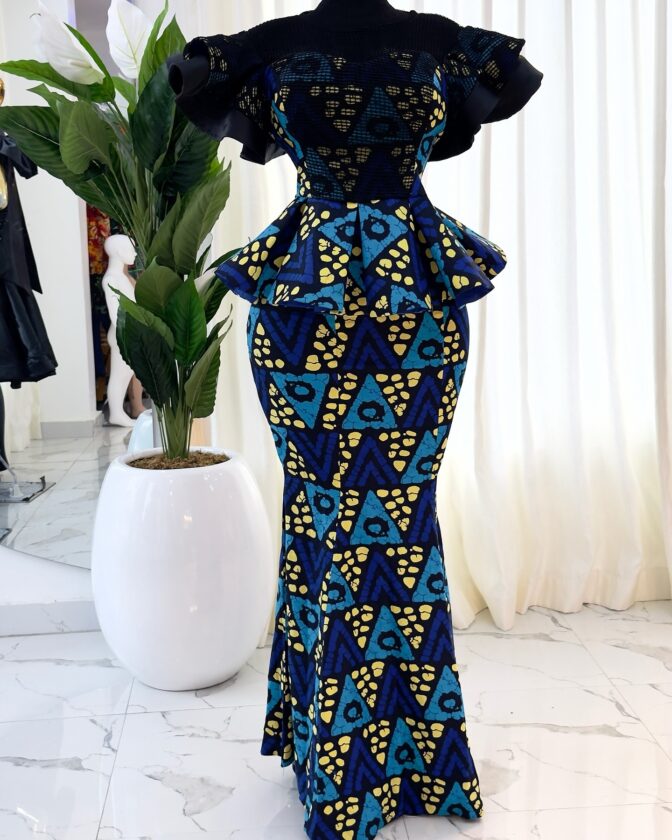 Ankara Skirt and Blouse