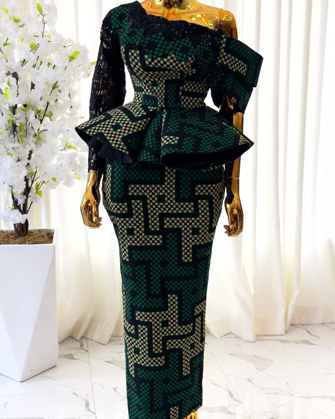 Ankara Skirt and Blouse